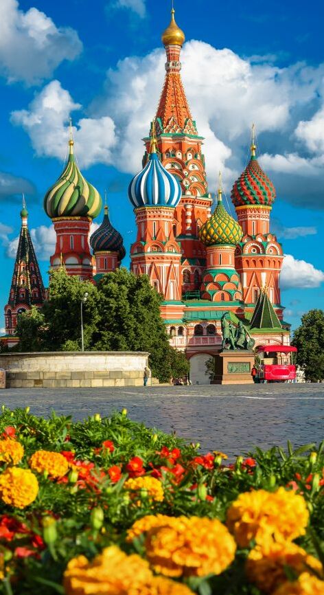 Картина на холсте храм Василия Блаженного, арт hd0926401